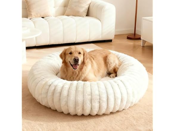 Calming Dog Bed Anti-Anxiety Donut Dog Beds