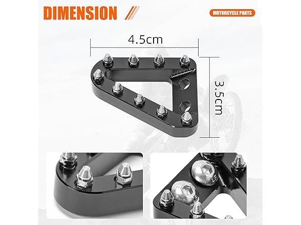 XIEYIGMO Rear Brake Pedal KTM Black