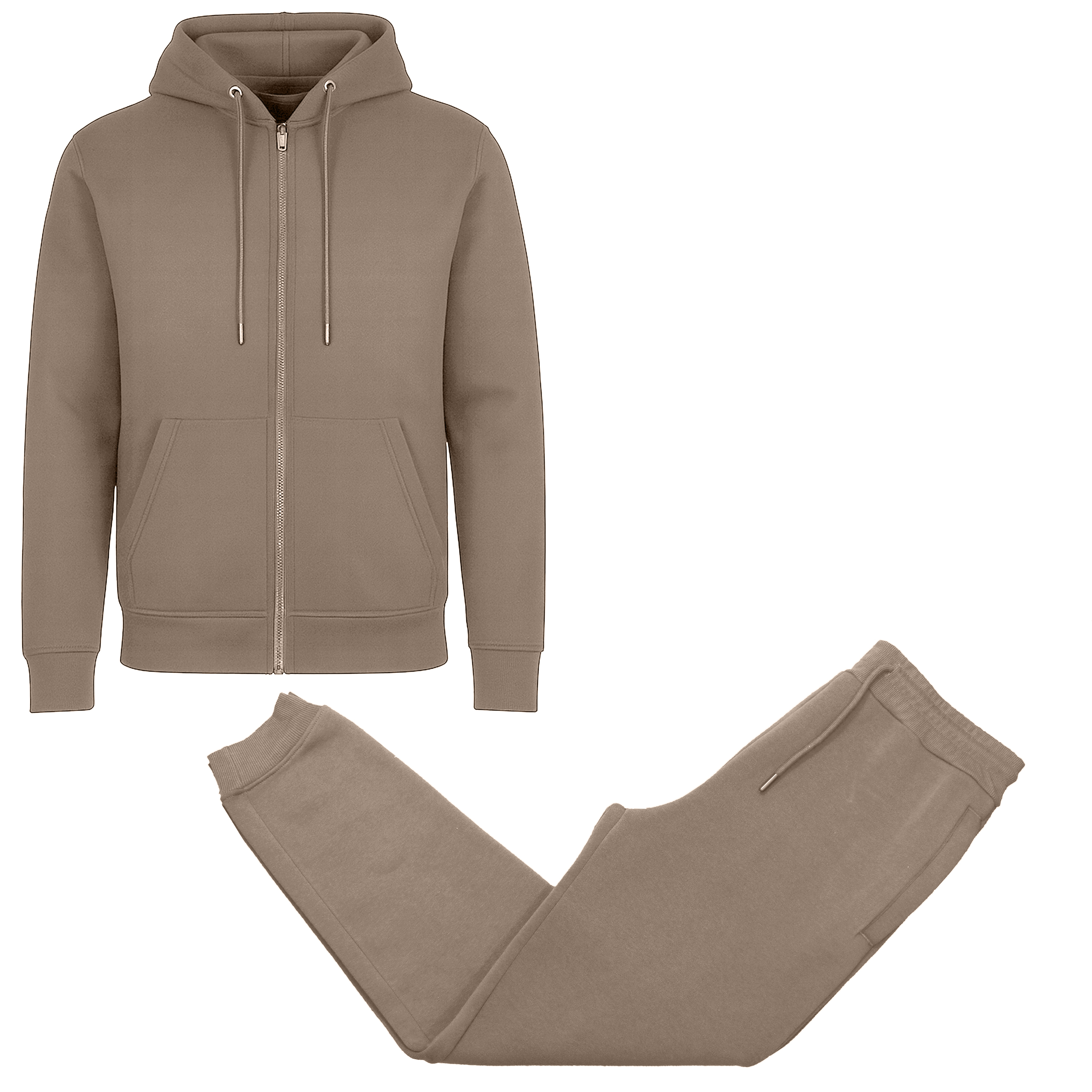 Mens Fleece-Lined Hoodie & Jogger Sets - Gallery 34