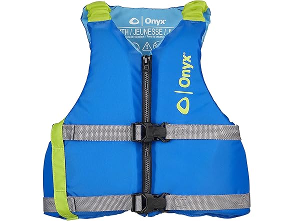 ONYX Youth Paddle Sports Life Jacket, Blue