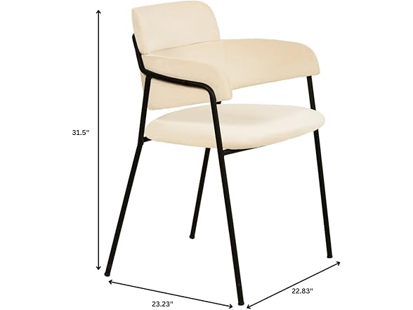 LeisureMod Axis Modern Dining Chair