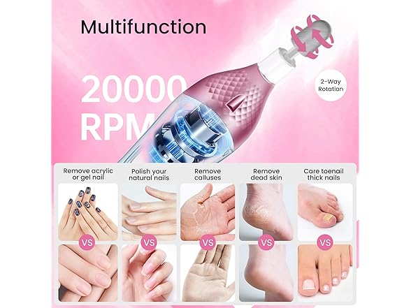 ISTON Electric Nail File Set