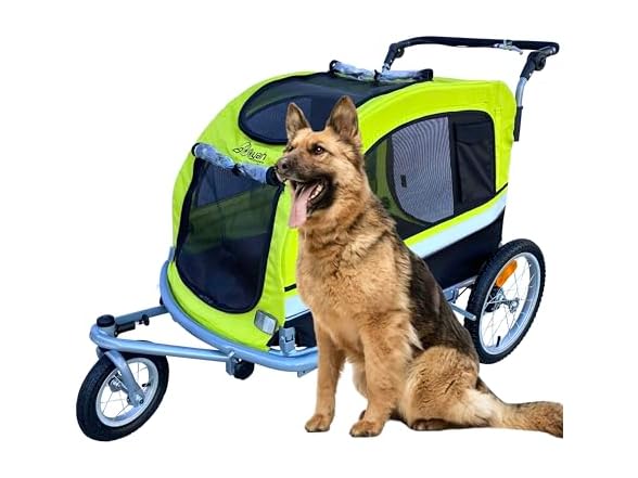 Booyah Extra Large Pet Bike Trailer Dog Stroller