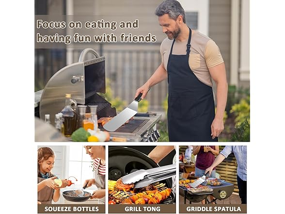 OURCAMP Griddle Accessory Tool Kit