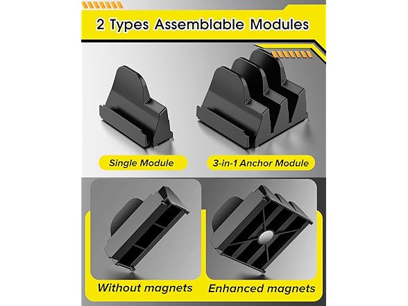 (50 Piece) Magnetic Wrench Organizer Set