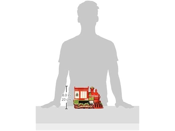 Spode Christmas Tree Train Engine, 9.75 Inch Figural Train E (Open Box)