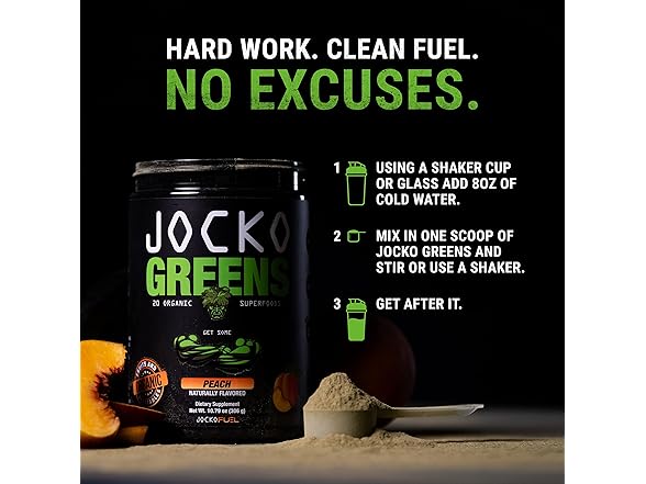 Jocko Fuel Daily Greens Powder, 30 Servings