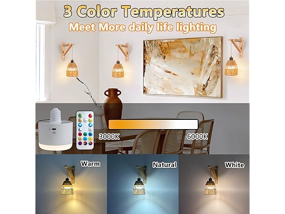Wireless Rechargeable Lights -Set of 2