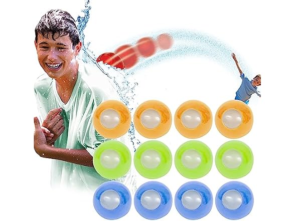 Prime Time Toys Hurricane Reusable Water Balls – 12PK