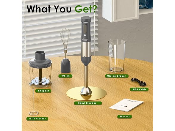 Whuto Cordless Hand Blender