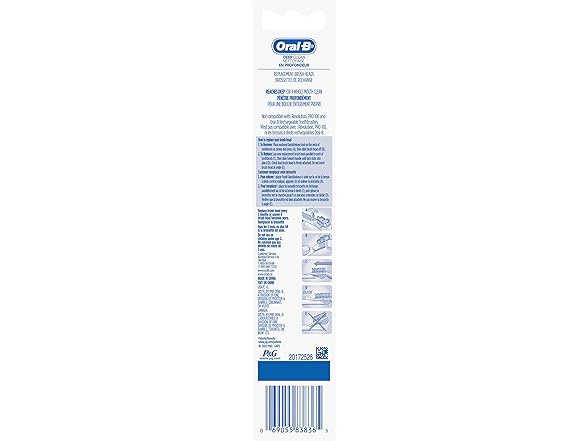 Oral-B Deep Clean Brush Head Refill 2ct