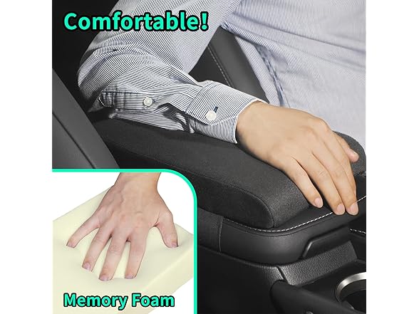 Memory Foam Car Center Console Cover