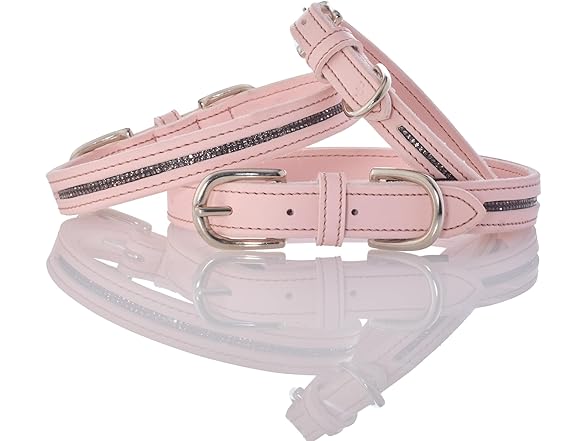 Roxy - The Crystal Bling Collar, Blush
