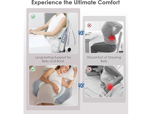 DONAMA Foam Pregnancy Pillow