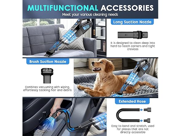 Handheld Vacuum Cordless 15000PA