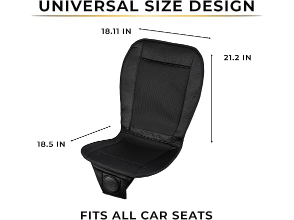 Zone Tech SE0099 12V Car Seat Cooling Cover 2-Pack