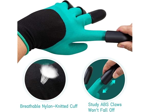 Fovakabo GAR-26 Garden Gloves with Claws