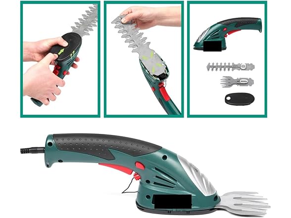 IOKGVEDD GAR-54 7.2V Cordless Hedge & Shrub Trimmer