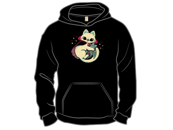 Cute Vampire Cat Bites Bat