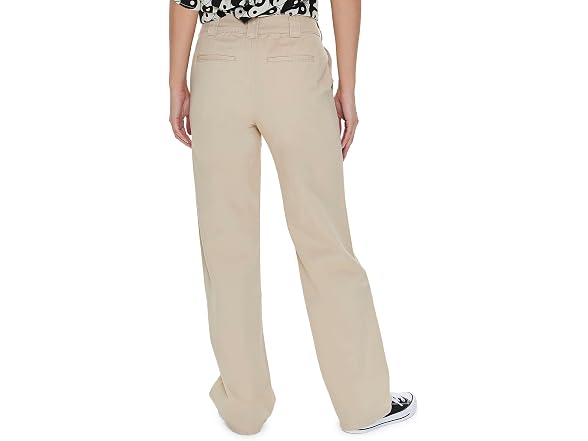 Forever 21 Straight-Leg Twill Pants