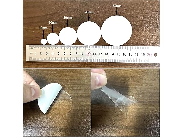 Wenreykeji Adhesive Dots 80pc Clear