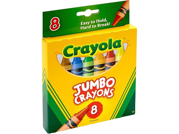 Crayola Jumbo Crayons - 8-Per Box