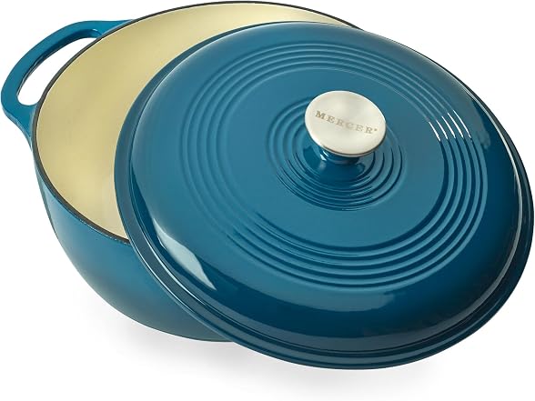 Enameled Cast Iron Dutch Oven, 6 qt., Turquoise