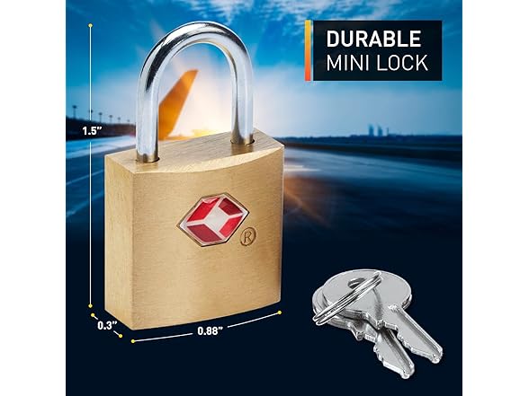 Lewis N. Clark TSA Lock (3 Pack)