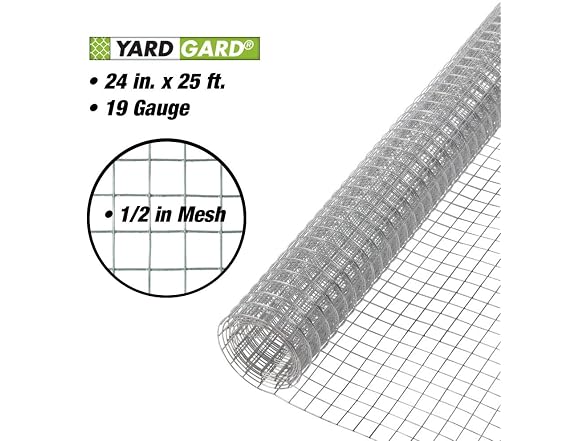 YARDGARD 1/2 Inch Mesh Welded Wire Fence