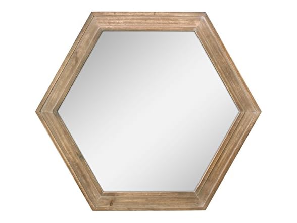 Stonebriar 24" Hexagon Hanging Mirror