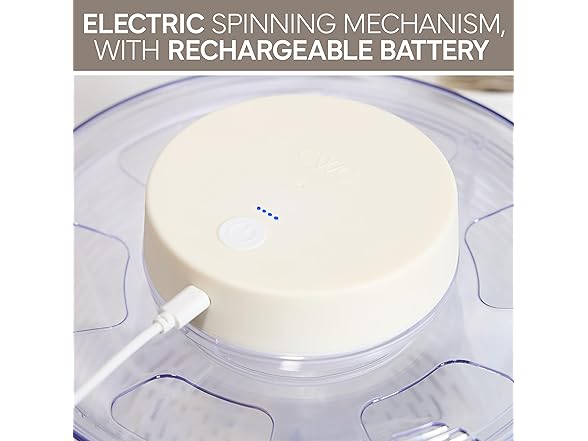 COOK WITH COLOR Electric Salad Spinner