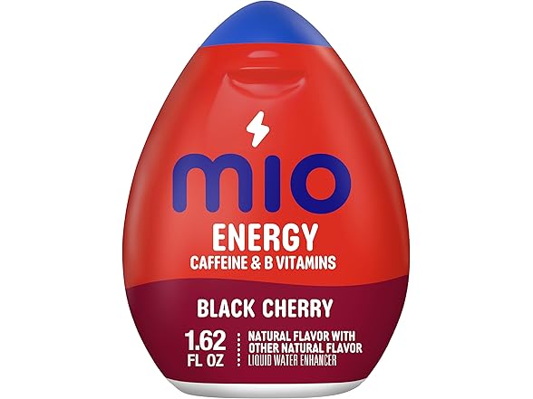 MiO Energy Black Cherry, 1.62oz, 12pk