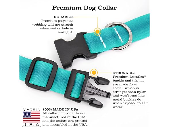 Buttonsmith Union Jack Dog Collar