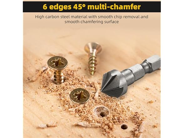 EdvenA AAP-Tool-380 3pc Chamfering Countersink Bit