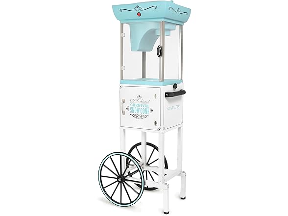 Nostalgia Shaved Ice Machine, Aqua