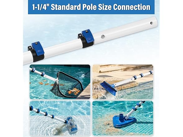 getlstub 16FT Telescopic Pool Pole