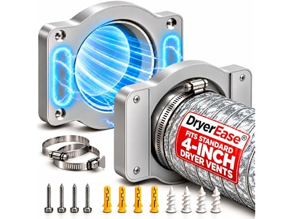 DryerEase 4" Dryer Vent Connector Kit