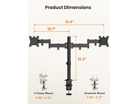 ErGear Dual Monitor Stand