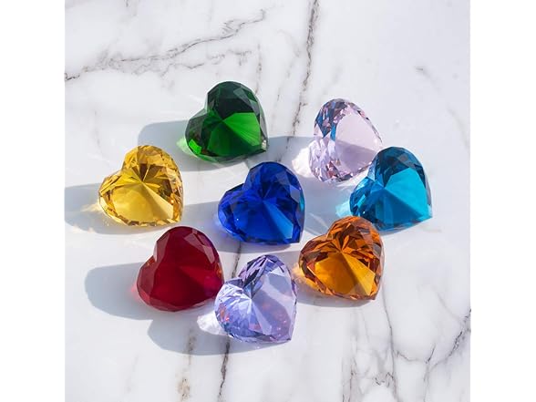Zoogamo 3” / 80 mm Light Purple Diamond Heart Gif