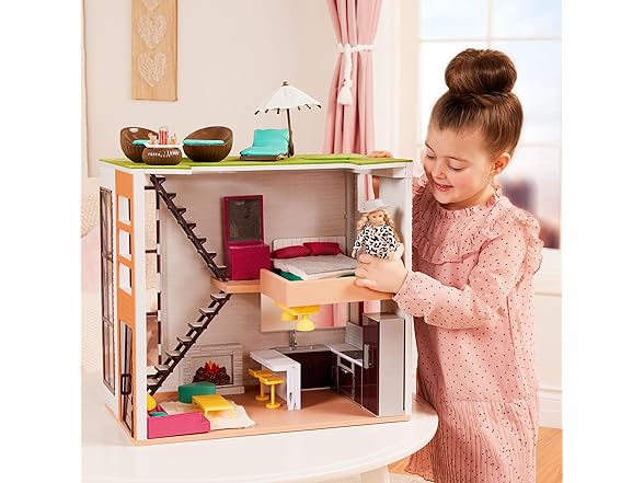 Lori Dolls – Living Room, Kitchen, Bedroom, Outdoor Patio Loft