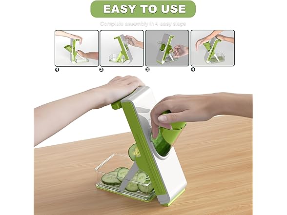 Eletronova Safe Mandoline Slicer for Kitchen