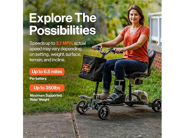 SuperHandy Passport Pro Mobility Scooter