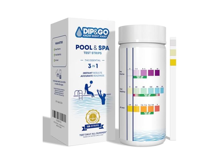 Pool and Spa Test Strips - 125 Count 3-i