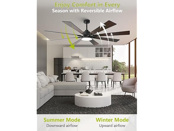 72 Inch Modern Ceiling Fans