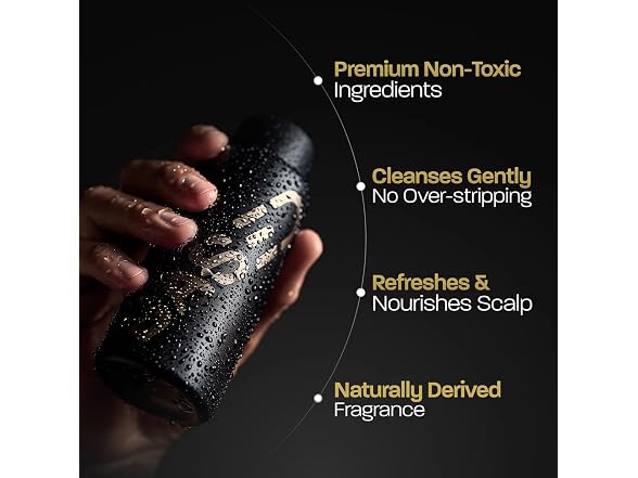 Based Mens Cleansing Shampoo 12 Fl Oz