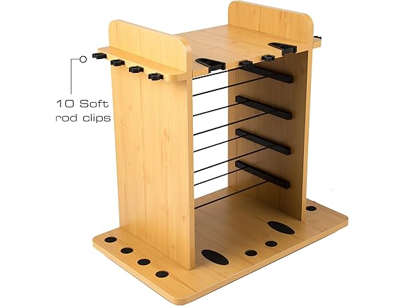 Rush Creek Creations 14 Fishing Rod Rack