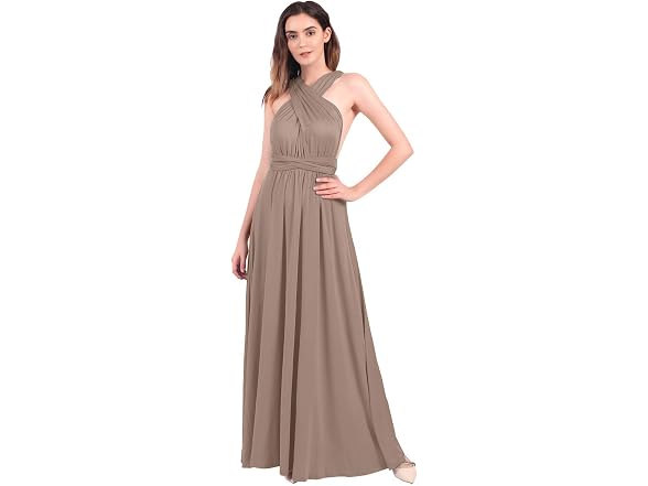 Obeeii Women (S) Bridesmaid Dress Infinity Dress