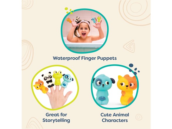 B. toys – 4 Finger Puppets – Animal Finger Puppet