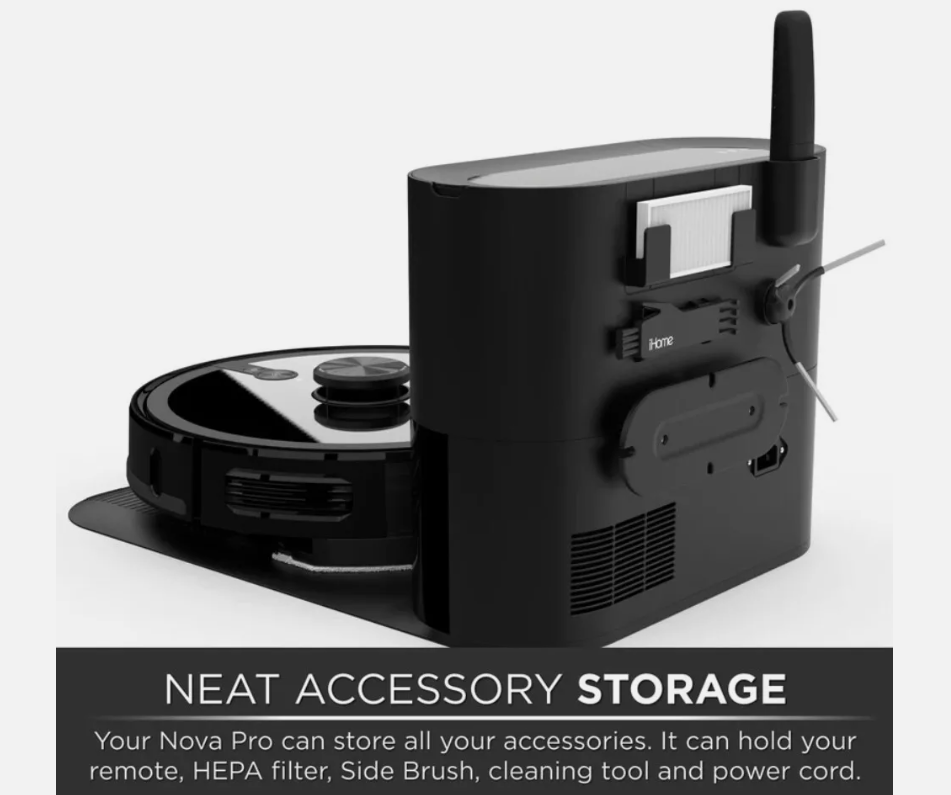 (NEW) iHome iHRVS1PRO-3BLK-RA AutoVac Nova S1 Pro - Gallery 16