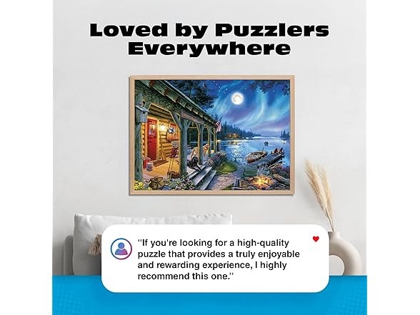 Moonlight Lodge - 1000 Piece Puzzle